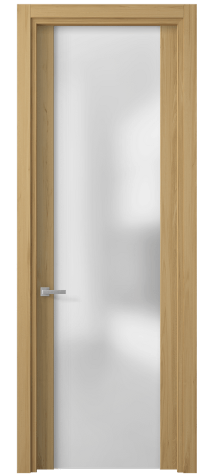 Межкомнатная дверь Планум 4114 Солнечный вяз Сатинированное стекло Цена 34299 ₽ | Volhovec