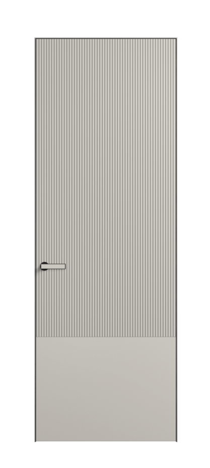 Дверь межкомнатная Вельвет АКП 8203 Матовый облачно-серый. Скрытый короб Черный Цена 70469 . Фабрика дверей Волховец 8 (800) 551 43 19 Межкомнатная дверь Вельвет АКП 8203 Матовый облачно-серый. Цена 70469 | Volhovec