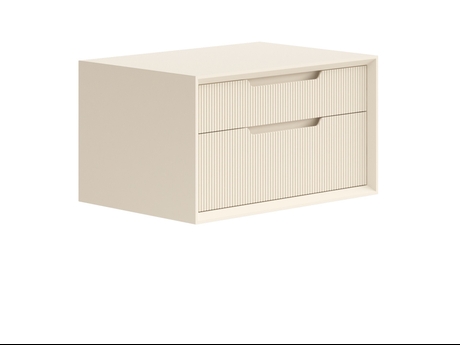 Мебель Тумба подвесная прикроватная Вельвет 2 ящика. Цвет Матовый светло-бежевый. Материал Гладкая эмаль. Коллекция Тумба подвесная прикроватная Вельвет 2 ящика. Фото. Мебель Тумба подвесная прикроватная Вельвет 2 ящика. Цвет Матовый светло-бежевый. Материал Гладкая эмаль. Коллекция Тумба подвесная прикроватная Вельвет 2 ящика. Картинка.