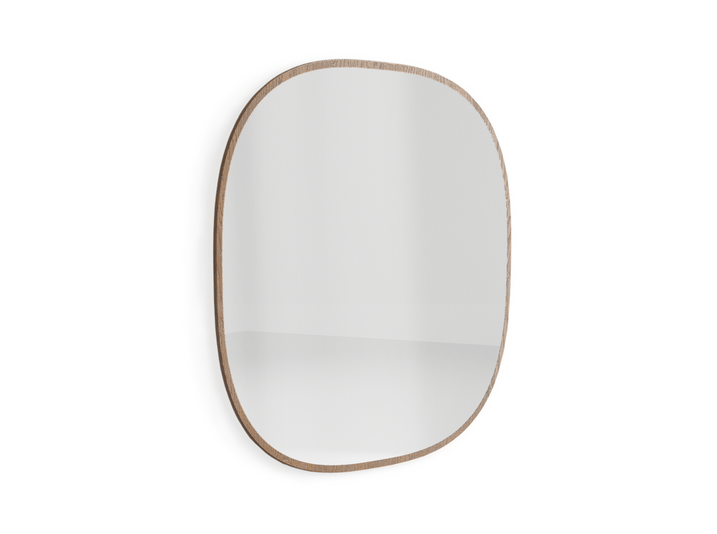 Мебель Зеркало настенное Примо 105×105 см. Цвет Дуб туманный матовый. Материал Массив дуба матовый. Коллекция Зеркало настенное Примо 105×105 см. Картинка.