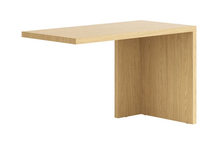 Мебель Стол Модуле письменный с одной опорой. Цвет Ванильный дуб. Материал Ламинатин. Коллекция Стол Модуле письменный с одной опорой. Картинка.