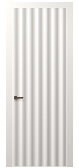 Дверь межкомнатная АКП 8621 МПБЛ. Цвет Матовый пудровый белый. Материал Гладкая эмаль. Коллекция Дюна. Картинка.