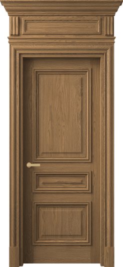 Дверь межкомнатная 7305 ДМС.М. Цвет Дуб мускатный матовый. Материал Массив дуба матовый. Коллекция Антик. Картинка.