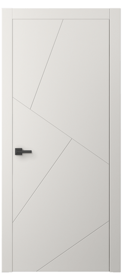 Дверь межкомнатная АКП 8058 МПБЛ. Цвет Матовый пудровый белый. Материал Гладкая эмаль. Коллекция Линия. Картинка.