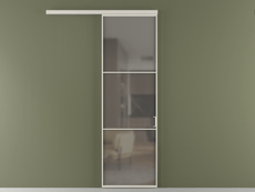 Перегородка Формато вдоль стены 1 створка