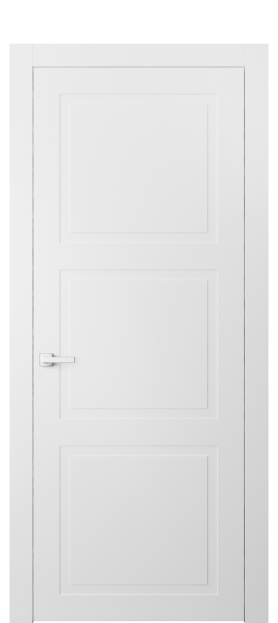 Дверь межкомнатная 8003 МБЛ. Цвет Матовый белоснежный. Материал Гладкая эмаль. Коллекция Нео Классик. Картинка.